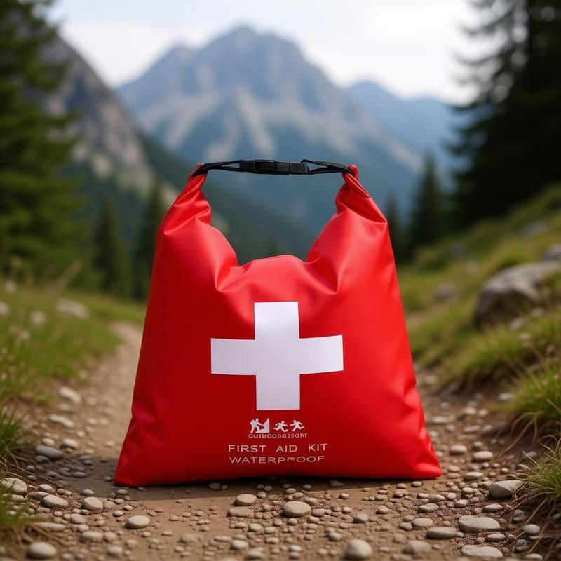 Outdoor Adventure And Travel - ポータブル防水救急キットバッグ 1.2L アウトドアキャンプ医療バッグビーチ旅行アドベンチャー用品整理ケース