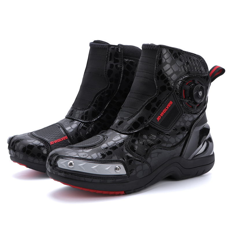 Outdoor Adventure Wear - オフロードバイク用ライディングブーツ メンズ レディース ユニセックス タクティカルワークブーツ ハイキングコンバットブーツ