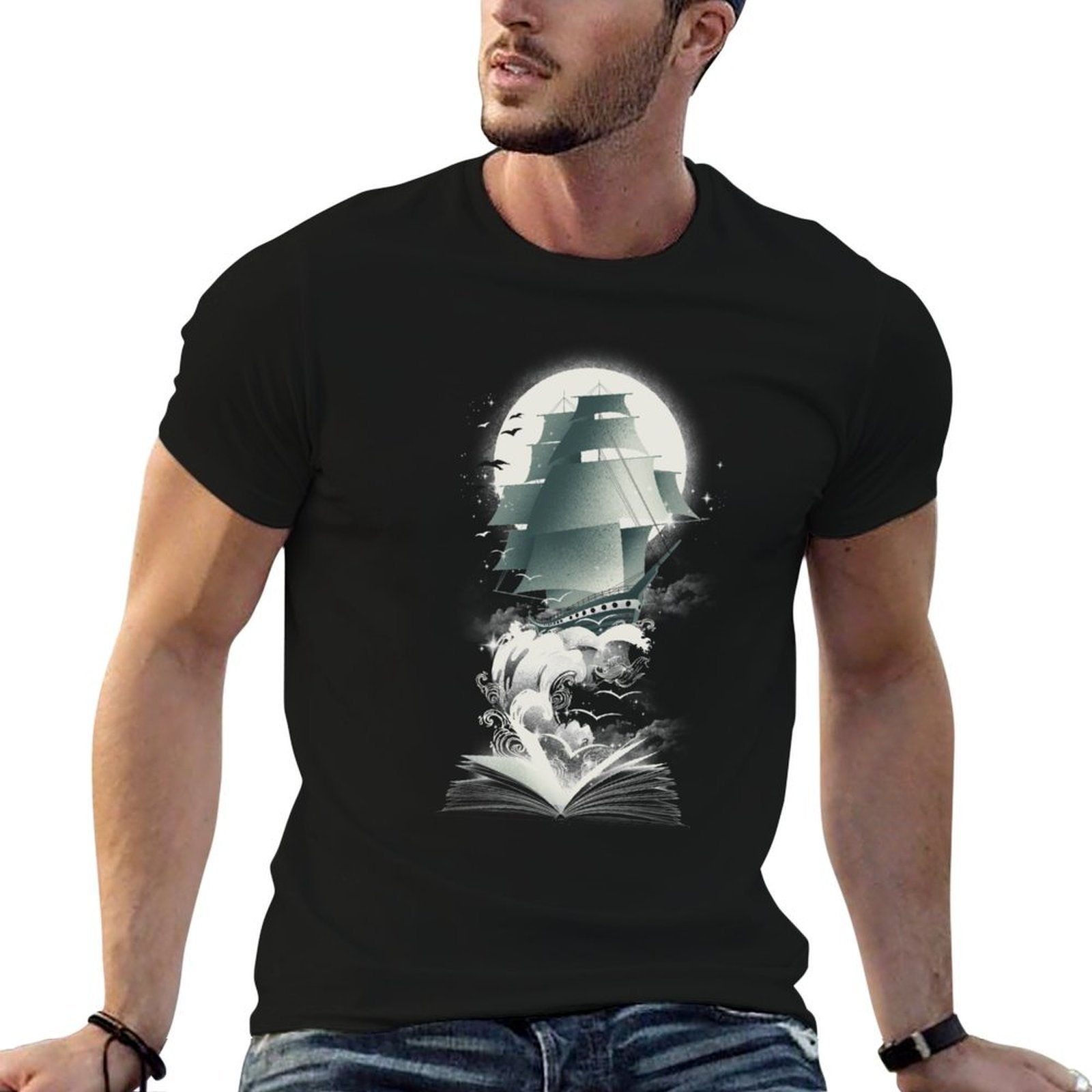 Outdoor Adventure Books - ブック オブ アドベンチャーズ Tシャツ アウトドア ワーク