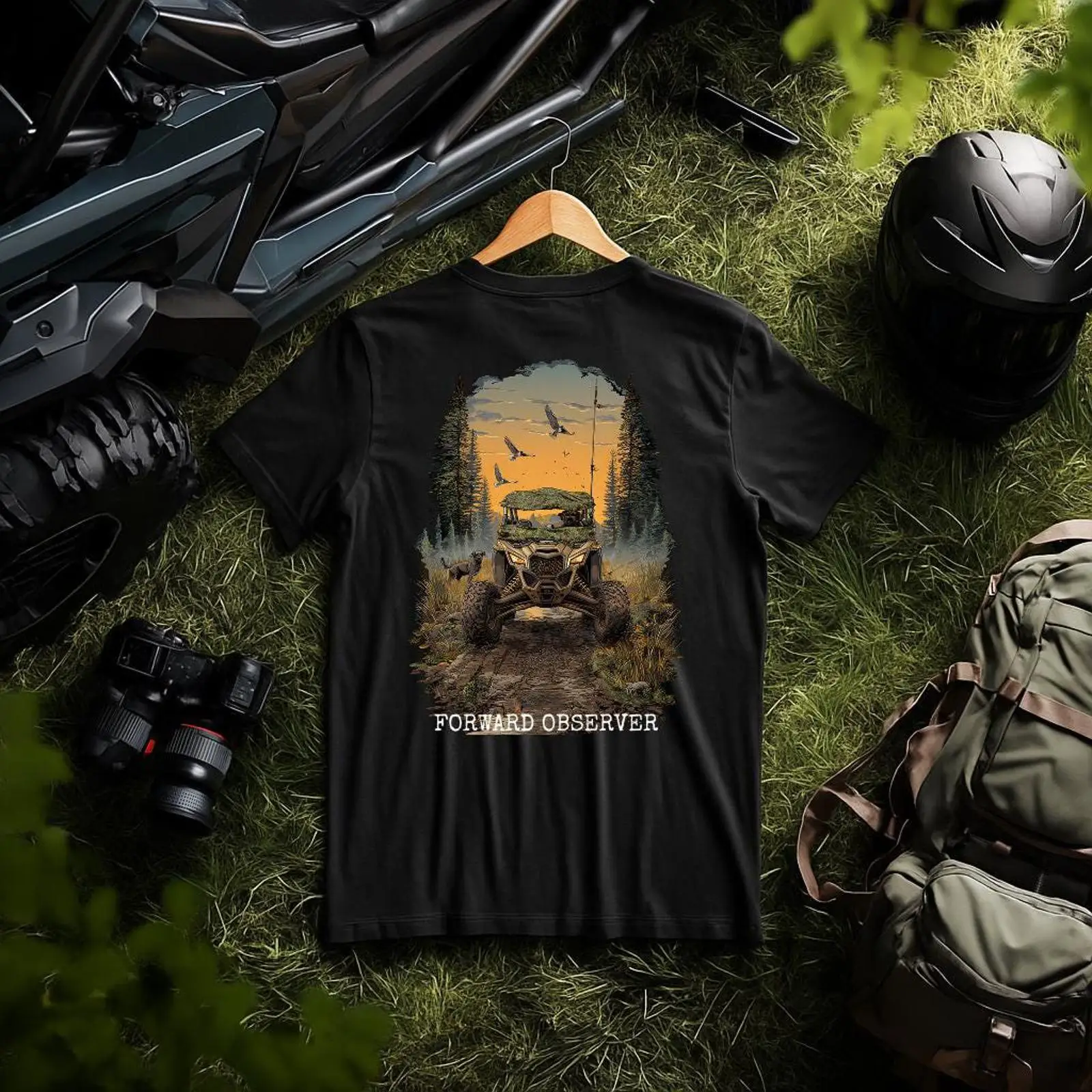 Outdoor Adventure Utv - ATV UTV Tシャツ オフロード フォレストアドベンチャー ラバー