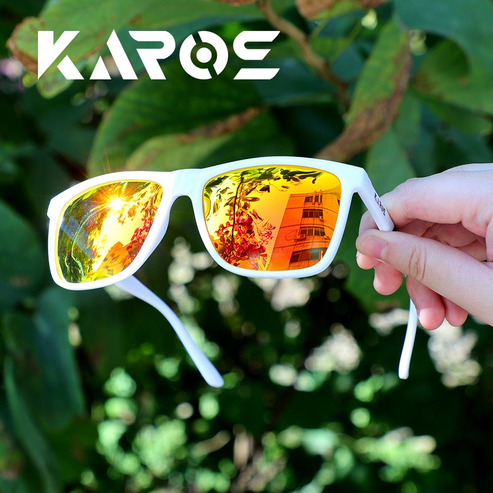 Outdoor Adventure Films - KAROS メンズ偏光スポーツサングラス ダズルカラーフィルム 防塵ミラー 乗馬 サイクリング