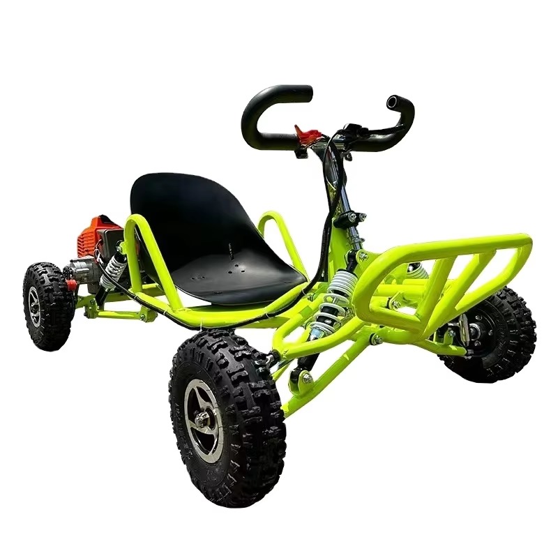 Outdoor Adventure Utv - スロットル付きゴーカート、全地形対応UTV、ビーチラフティングバイクは、35 km/hの2ストロークエンジンを搭載しており、アウトドアアドベンチャーに最適です。