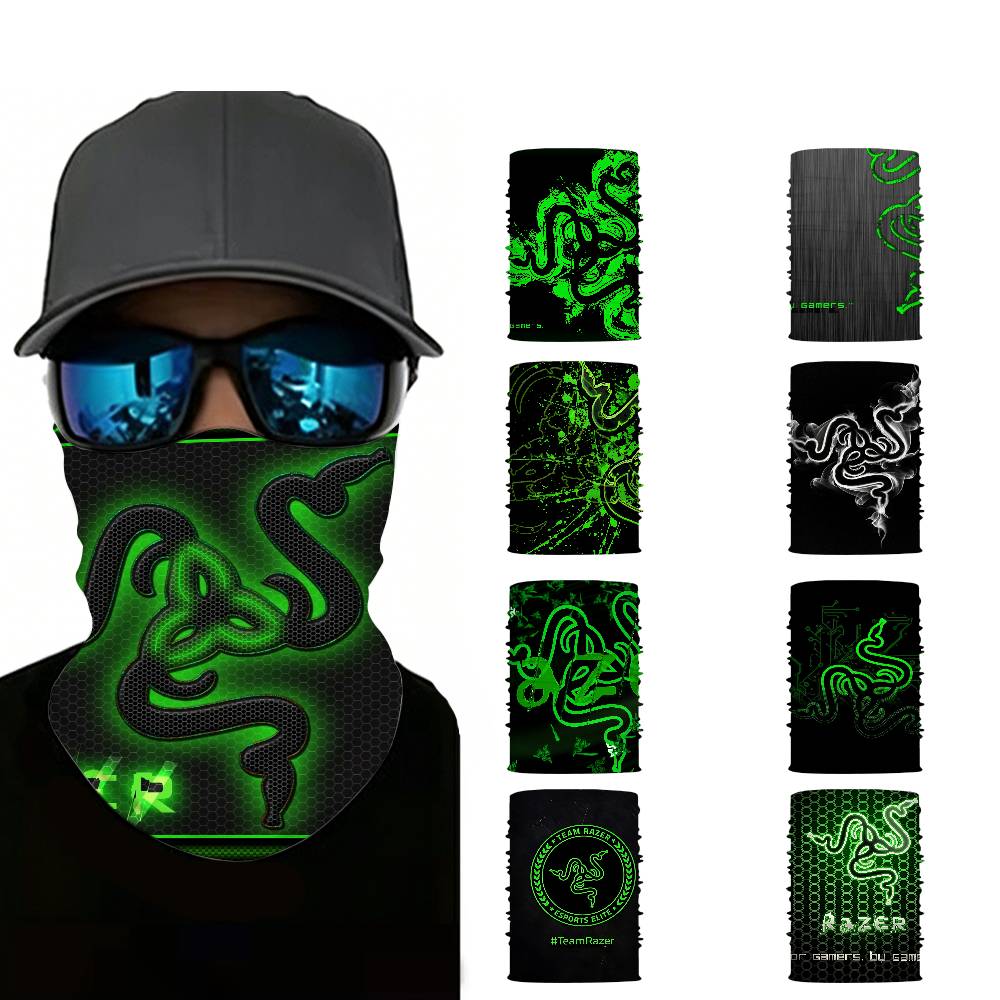 ゲームR-Razerロゴ入り防風多機能フェイスマスク、通気性 - Outdoor Adventure And Travel のレビューと価格
