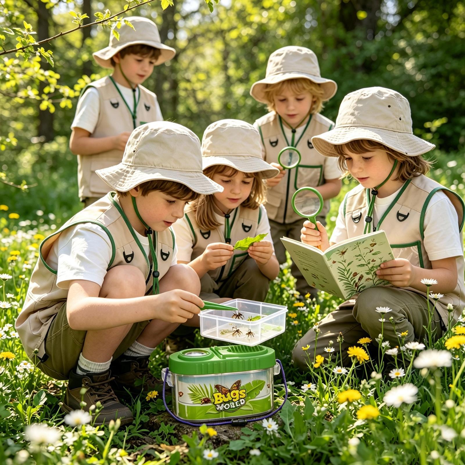 子供用アドベンチャーキット 帽子付き 軽量 通気性 教育玩具 - Outdoor Adventure Education のレビューと価格