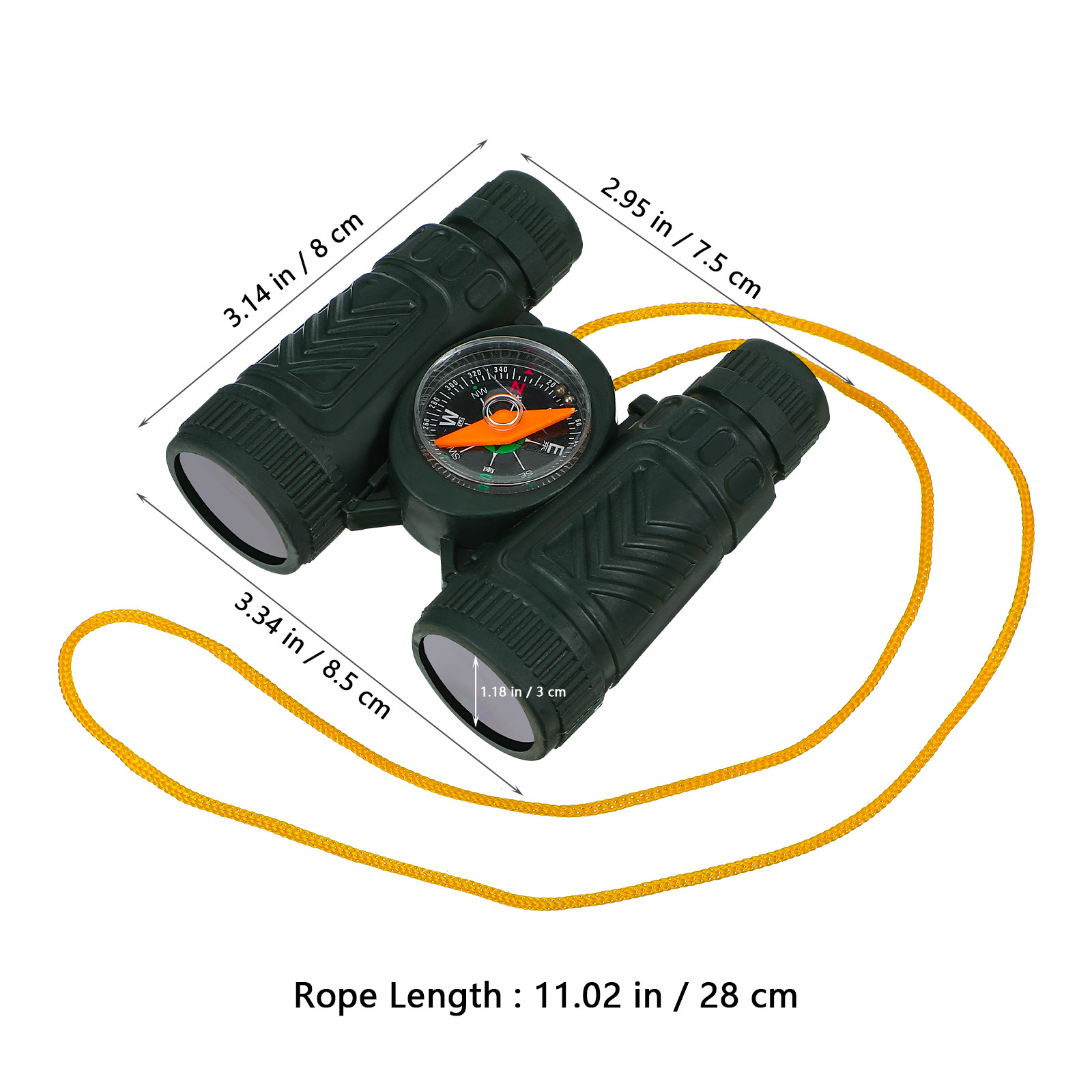 10個入りミニ子供用双眼鏡 アウトドアコンパス ハイキング  - Outdoor Adventure Education のレビューと価格