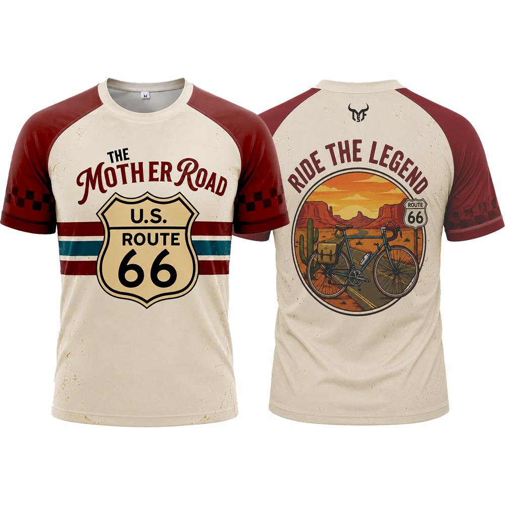 ルート66 ヴィンテージ ロードトリップ Tシャツ メンズ  - Outdoor Adventure And Travel のレビューと価格