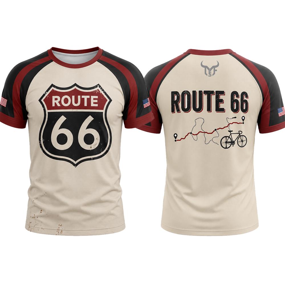 ルート66 ヴィンテージ ロードトリップ Tシャツ メンズ  - Outdoor Adventure And Travel のレビューと価格
