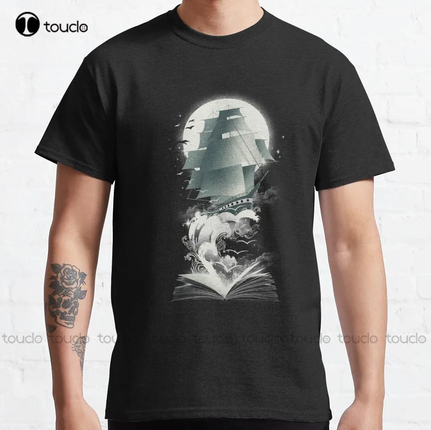 ブック オブ アドベンチャー クラシック Tシャツ ブラック - Outdoor Adventure Books のレビューと価格