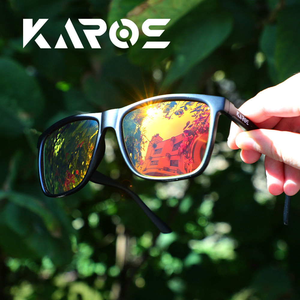 KAROS メンズ偏光スポーツサングラス ダズルカラーフィル - Outdoor Adventure Films のレビューと価格